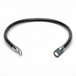 UNIVERSEL Fil De Masse Noir Avec Cosses - 30 Cm