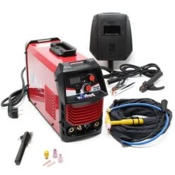 WILTEC Station De Soudage TIG Soudage à électrodes Allumage H.F. 200 Ampères Inverter MMA Outil De Soudure