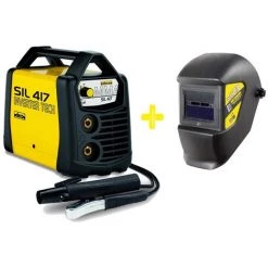 DECA WELD Poste à Souder Inverter MMA TIG Deca Sil 417 + Masque De Casque WM23 - Jaune - - Jaune