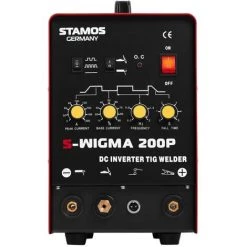Stamos Welding Poste Souder Soudage Pulse Puls Tig Wig Mma Inverter Dc Hf 200A - Rouge -Soudure à l'arc Sales Store 13813828 3