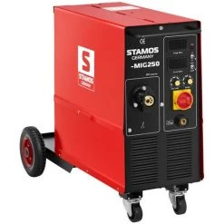 STAMOS Poste A Souder Mig Mag Alu Soudage Soudure Semi-Auto Au Fil Pro Avec Gaz 250A - Blanc 6 STAMOS Poste A Souder Mig Mag Alu Soudage Soudure Semi-Auto Au Fil Pro Avec Gaz 250A - Blanc -Soudure à l'arc Sales Store 13813830 2