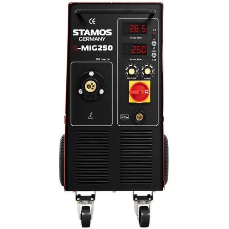 STAMOS Poste A Souder Mig Mag Alu Soudage Soudure Semi-Auto Au Fil Pro Avec Gaz 250A - Blanc 5 STAMOS Poste A Souder Mig Mag Alu Soudage Soudure Semi-Auto Au Fil Pro Avec Gaz 250A - Blanc – Image 5