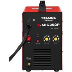 STAMOS Poste A Souder Mig Mag Soudage Soudure Semi-Auto A Fil Pro Semi-Automatique 250A - Rouge 7 STAMOS Poste A Souder Mig Mag Soudage Soudure Semi-Auto A Fil Pro Semi-Automatique 250A - Rouge -Soudure à l'arc Sales Store 13813856 3