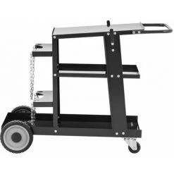 Stamos Chariot Poste à Souder Pro Support Bouteille De Gaz Max 65Kg 108X44X79Cm - Noir -Soudure à l'arc Sales Store 13814083 4
