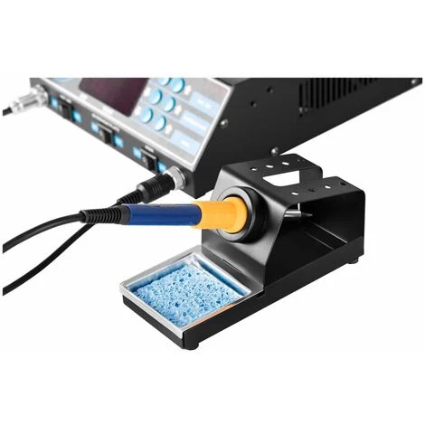 Stamos Station De Soudage Plaque De Préchauffage Ecran LED Buse Air Chaud 1270W - Noir, Gris 5 Stamos Station De Soudage Plaque De Préchauffage Ecran LED Buse Air Chaud 1270W - Noir, Gris – Image 5