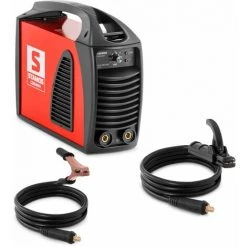 STAMOS Poste A Souder A L'Arc Electrique Soudure Electrode Enrobée Dc Mma 180 Amp 230 V - Argent