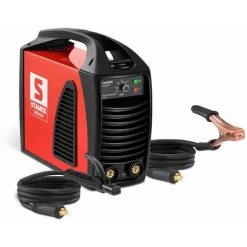 STAMOS Poste A Souder A L'Arc Electrique Soudure Electrode Enrobée Dc Mma 200 Amp 230 V - Argent