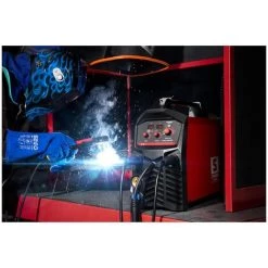 STAMOS Poste A Souder Combiné Soudage Soudure 4En1 Mig/Mag Tig Mma Fcaw Igbt 230V 195 A - Beige -Soudure à l'arc Sales Store 13814434 4