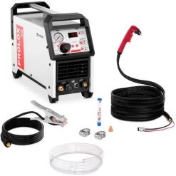 STAMOS Decoupeur Plasma Poste Decoupage Appareil Decoupe Arc Pilote Torche 40 A 12 Mm - Argent