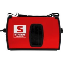 STAMOS Poste à Souder à L'Arc MMA Onduleur IGBT Inverter Portable Hot Start 200 A 230V - Rouge -Soudure à l'arc Sales Store 14222031 4