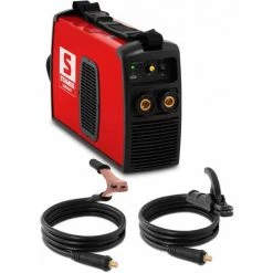 STAMOS Poste à Souder à L'Arc MMA Onduleur IGBT Inverter Portable Hot Start 200 A 230V - Rouge -Soudure à l'arc Sales Store 14222031 5