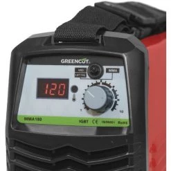 Soudeuse DC Inverter, Puissance 25A-180A, Tension 230V, Technologie IGBT, Kit électrode 1.0mm-2.5mm - Greencut MMA180 -Soudure à l'arc Sales Store 15012374 3