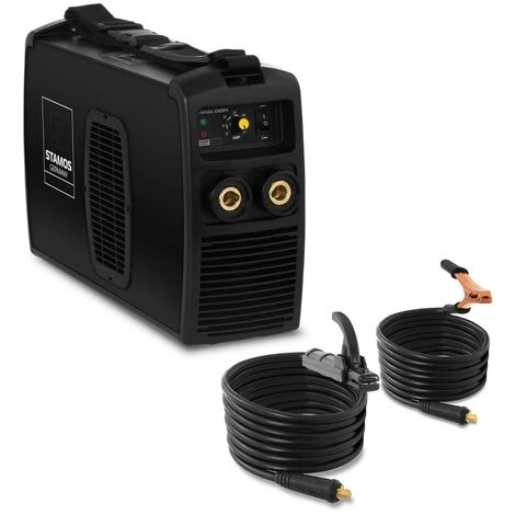 STAMOS Poste à Souder à L’arc MMA 250A Inverter IGBT Soudage Soudure Portable Câbles 8m - Bleu, Blanc 1 STAMOS Poste à Souder à L’arc MMA 250A Inverter IGBT Soudage Soudure Portable Câbles 8m - Bleu, Blanc