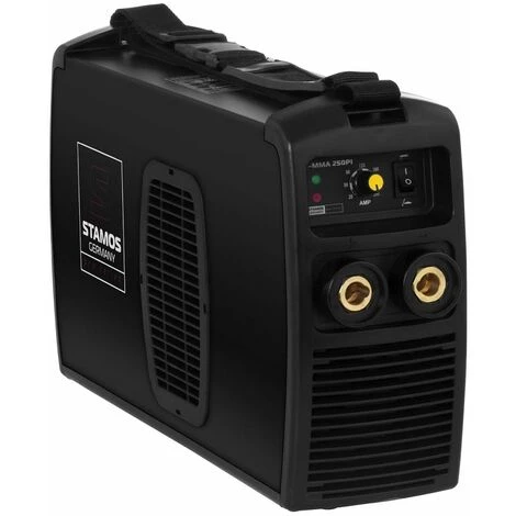 STAMOS Poste à Souder à L’arc MMA 250A Inverter IGBT Soudage Soudure Portable Câbles 8m - Bleu, Blanc 2 STAMOS Poste à Souder à L’arc MMA 250A Inverter IGBT Soudage Soudure Portable Câbles 8m - Bleu, Blanc – Image 2