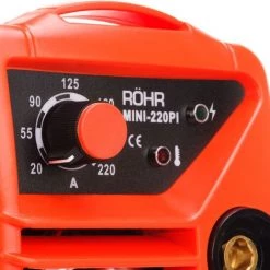 RÖHR Onduleur De Souder ROHR MINI-220PI MMA / ARC 240V / 220 Ampères IGBT DC Machine à Souder Portable 2 En 1 - Garantie 1 An -Soudure à l'arc Sales Store 16193390 3