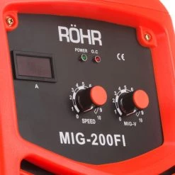 RÖHR Onduleur De Soudeur ROHR MIG-200FI MIG 240V / 200 Ampères IGBT DC Fil De Flux De Gaz Machine à Souder Portable - Garantie 1 An 7 RÖHR Onduleur De Soudeur ROHR MIG-200FI MIG 240V / 200 Ampères IGBT DC Fil De Flux De Gaz Machine à Souder Portable - Garantie 1 An -Soudure à l'arc Sales Store 16193407 3