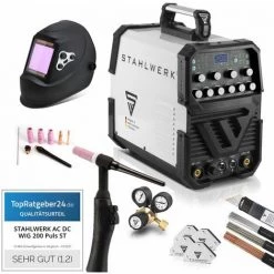 STAHLWERK AC/DC TIG 200 Pulse ST IGBT équipement Complet