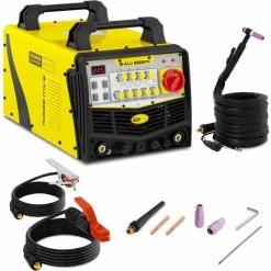 STAMOS Poste à Souder AC/DC TIG MMA WIG 225A Inverter De Soudage Hf Aluminium Puls - Vert, Gris -Soudure à l'arc Sales Store 17612928 5