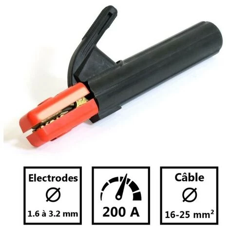 TRAFIMET DISTRIBUTION Pince Porte électrode 150-200 A Soudure à L'arc - Baguette électrodes De 1.6 à 3.2 Mm 2 TRAFIMET DISTRIBUTION Pince Porte électrode 150-200 A Soudure à L'arc - Baguette électrodes De 1.6 à 3.2 Mm – Image 2
