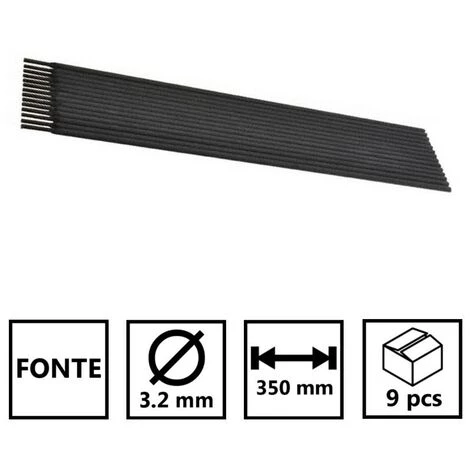 INE Baguettes Fonte 3.2 X 350mm-Electrode Soudure Arc Fonte-Blister De 9 Baguettes Enrobées-soudage Qualité FE-NI-soudure Mma 2 INE Baguettes Fonte 3.2 X 350mm-Electrode Soudure Arc Fonte-Blister De 9 Baguettes Enrobées-soudage Qualité FE-NI-soudure Mma – Image 2