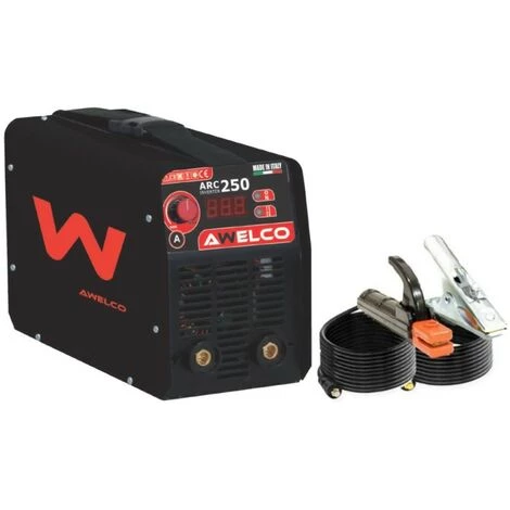 AWELCO Poste à Souder Inverter ARC 250 + Accessoires Soudage MMA 15-200A Baguettes 1.6 à 5 Mm 1 AWELCO Poste à Souder Inverter ARC 250 + Accessoires Soudage MMA 15-200A Baguettes 1.6 à 5 Mm