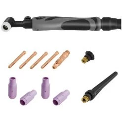 Torche De Soudage Soudure Pistolet 2M Wig Lift Arc Stamos Welding - Argent, Noir 5 Torche De Soudage Soudure Pistolet 2M Wig Lift Arc Stamos Welding - Argent, Noir -Soudure à l'arc Sales Store 24392574 3