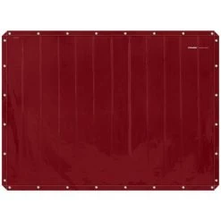 STAMOS Rideau De Soudure Bâche Ignifuge Vinyle Rideau Protection Remplacement 2,3x1,7m - Noir