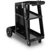 STAMOS Chariot De Soudage Mobile Atelier Soudure Poste À Souder Support Bouteilles 80kg - Noir
