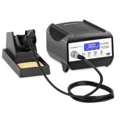 STAMOS Station De Soudage Numérique Avec Écran Et LCD Support Pratique 80W 150 à 450°C - Gris