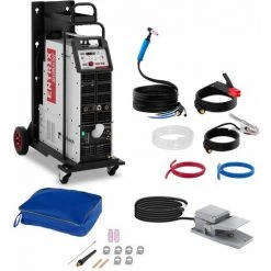 STAMOS Poste à Souder à L'arc Soudure Soudage Alu Eau MMA TIG AC/DC Hot Start 315A 400V - Noir