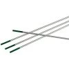 GCE GMBH Électrode En Tungstène WP Ø 2,4 Mm Longueur 175 Mm Vert 10 Pces/boîte Plast.