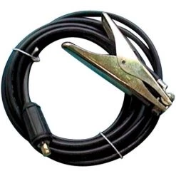 JAS WELDING Câble De Masse Surmoulé 200 A Longueur Du Câble 5 M Ø Du Câble 25 Mm² Fiche KS 50 Enrobé De Caoutchouc