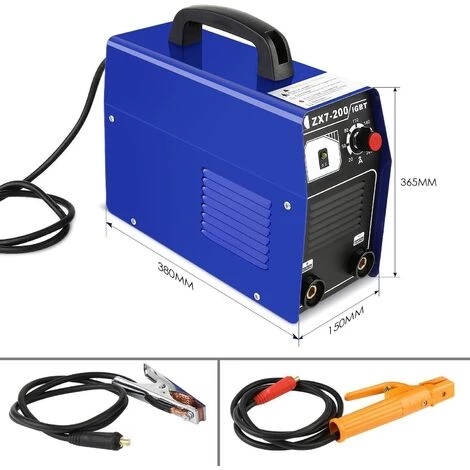 FIXKIT Poste De Soudure à L'arc,Soudage Electrique,Soudure à Air Chaud Ménager Portable,Soudage Onduleur (BLEU) 2 FIXKIT Poste De Soudure à L'arc,Soudage Electrique,Soudure à Air Chaud Ménager Portable,Soudage Onduleur (BLEU) – Image 2