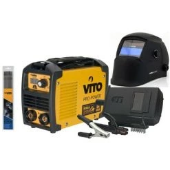 VITO PRO-POWER Poste à Souder Inverter VITO 140 + Cagoule LCD VITO 9/13 + Lot 12 électrodes Acier Ø 2.5mm -Soudure à l'arc Sales Store 27184523 4