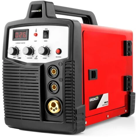 Soudeur 2en1 à Fil Inversé Continu, Soudeuse Avec Gaz MIG Et Gaz MAG, Puissance 25A-185A, Tension 230V, Diamètre Du Fil 0,8mm-1mm - Greencut MMG185 2 Soudeur 2en1 à Fil Inversé Continu, Soudeuse Avec Gaz MIG Et Gaz MAG, Puissance 25A-185A, Tension 230V, Diamètre Du Fil 0,8mm-1mm - Greencut MMG185 – Image 2