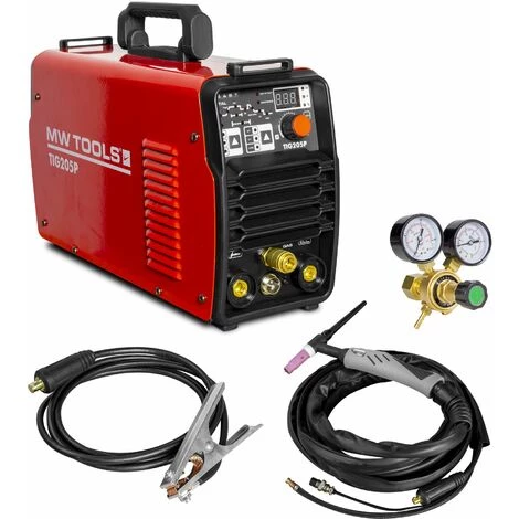 Poste à Souder Inverter TIG DC Pulse 200 A + Accessoires MW-Tools TIG205P 1 Poste à Souder Inverter TIG DC Pulse 200 A + Accessoires MW-Tools TIG205P