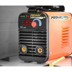 PROWELTEK Poste à Souder Numérique PROARC 100A + Cagoule De Soudure LCD 9/13 Automatique + Accessoires + Mallette -Soudure à l'arc Sales Store 27756287 5