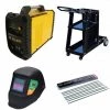 Pack Poste à Souder MMA IGBT/inverter 160 A + Cagoule De Soudure 100KNO + Chariot Transport + 50 électrodes Silex ®