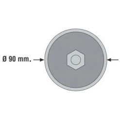 URKO Masse Magnétique De Soudure D.90 Mm - Mod. 4972-MM -Soudure à l'arc Sales Store 28907723 3