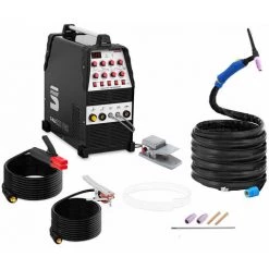 HELLOSHOP26 Poste à Souder Alu - TIG CA/CC - 220 A - Câble De 8 Mètres - Pulse