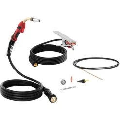 STAMOS Poste À Souder À L'Arc Gaz Inverter IGBT MIG/MAG MMA TIG FCAW Synergique 200A - Blanc, Blanc Mat -Soudure à l'arc Sales Store 31650349 4