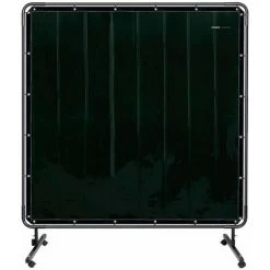 STAMOS Rideau De Soudure Avec Cadre Bâche Ignifuge En Vinyle Rideau Protection 1,7x1,7m - Noir -Soudure à l'arc Sales Store 33471669 3