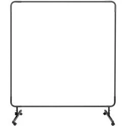 STAMOS Rideau De Soudure Avec Cadre Bâche Ignifuge En Vinyle Rideau Protection 1,7x1,7m - Noir -Soudure à l'arc Sales Store 33471669 5