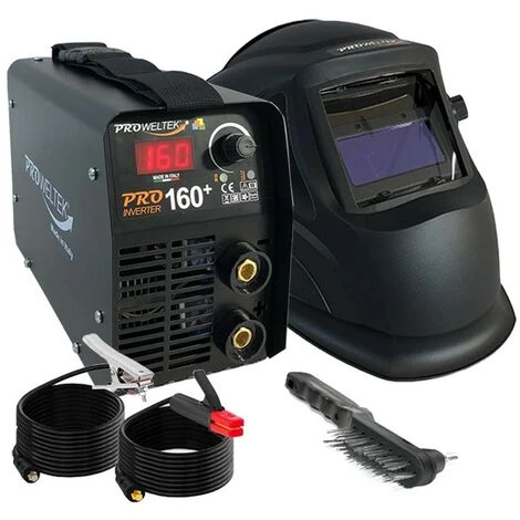 Poste à Souder à L'arc 160A Inverter PRO160+ Cagoule 2 Capteurs LCD PROWELTEK Garanti 3 Ans Numérique 1 Poste à Souder à L'arc 160A Inverter PRO160+ Cagoule 2 Capteurs LCD PROWELTEK Garanti 3 Ans Numérique