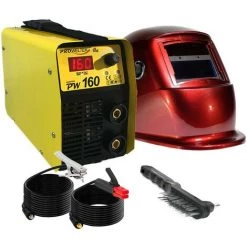 PROWELTEK Poste à Souder à L'arc PW160 + Cagoule Automatique 9/13 + Mallette Luxe
