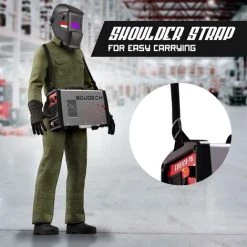 Boudech CASTER-TIG Soudeuse à L'arc Avec Technologie Inverter 200 Amp. TIG/MMA Double Fonction Avec Déclencheur Haute Fréquence Et Système De Protection VDR. Fourni Avec Une Torche TIG, Un Porte-électrode, Une Pince De Terre, Un Câble De 3 M Et Des Brosses. Certi -Soudure à l'arc Sales Store 40237719 5