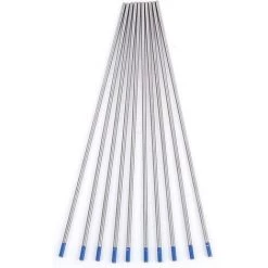 ALMI 10 Pièces électrodes De Tungstène De Soudage, Pointe Bleue D'électrode Lanthane 1.0/1.6/2.4mm, Tige D'électrode De Tungstène De Soudage De Qualité Supérieure Lanthane à 2%(2,4 X 175 Mm) -Soudure à l'arc Sales Store 45860726 4