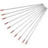 ALMI Electrode De Tungstène Soudure Electrode De Thorium-tungstène 2% Thorium. Pour Machine De Soudure WT20. Rouge (2.4mm*175mm)