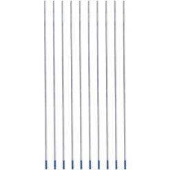ALMI 10 Pièces électrodes De Tungstène De Soudage. Pointe Bleue D'électrode Lanthane 1.0/1.6/2.4mm. Tige D'électrode De Tungstène De Soudage De Qualité Supérieure Lanthane à 2%(1.6 X 175 Mm) -Soudure à l'arc Sales Store 45861342 3