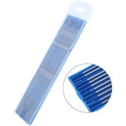 ALMI 10Pcs WL20 Tungstène Électrodes De Soudage Lanthane Pointe Réglé 1.0/1.6/2.4mm (Bleu)(1.0 * 150mm) -Soudure à l'arc Sales Store 45861682 4